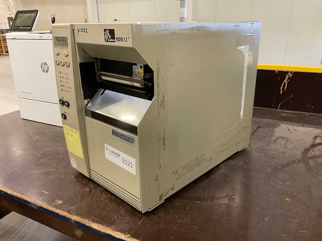 Zebra 105sl labelprinter - afbeelding 1 van  6
