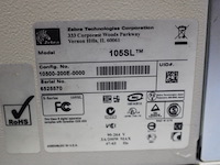 Zebra 105sl labelprinter - afbeelding 3 van  11