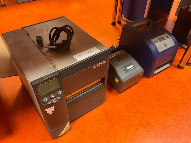 Zebra / allen bradley zm600 / zd421 / bbp30 labelprinter (3x) - afbeelding 1 van  3