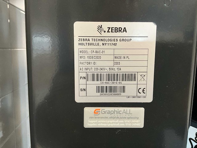 Zebra cp-rac-01 scanners + laadstation - afbeelding 3 van  11