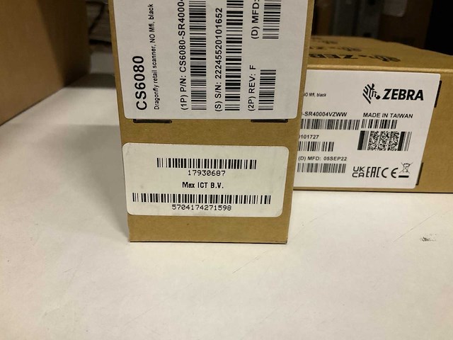 Zebra cs6080 barcode scanners (5x) - afbeelding 3 van  3