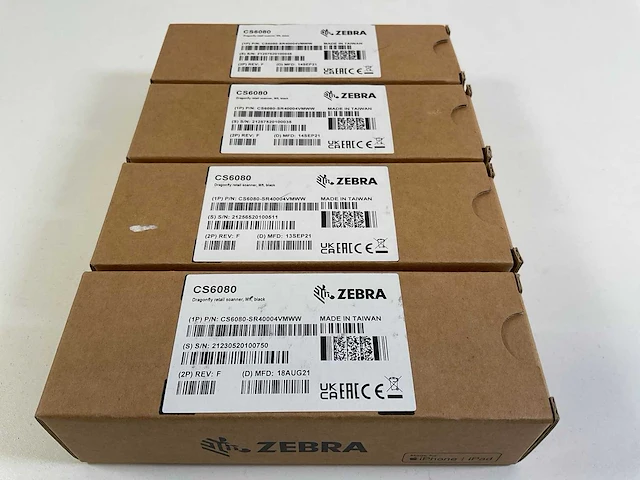 Zebra (cs6080) companion barcode scanners (new) (4x) - afbeelding 1 van  10