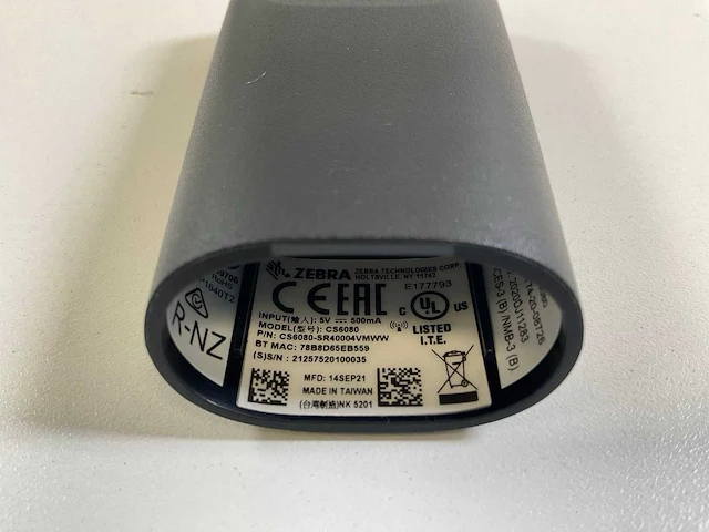 Zebra (cs6080) companion barcode scanners (new) (4x) - afbeelding 10 van  10