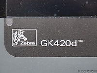 Zebra etikettenprinter gk420d - afbeelding 6 van  6