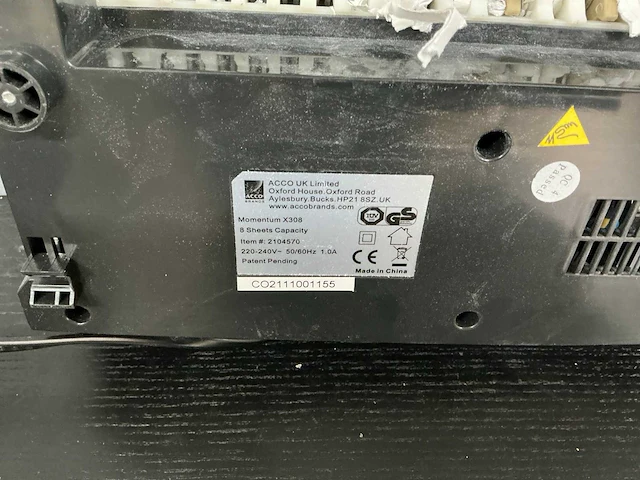 Zebra / gbc / rexel gk420d / fusion 3000l / momentum x308 labelprinter & papierversnipperaar & lamineermachine - afbeelding 7 van  11
