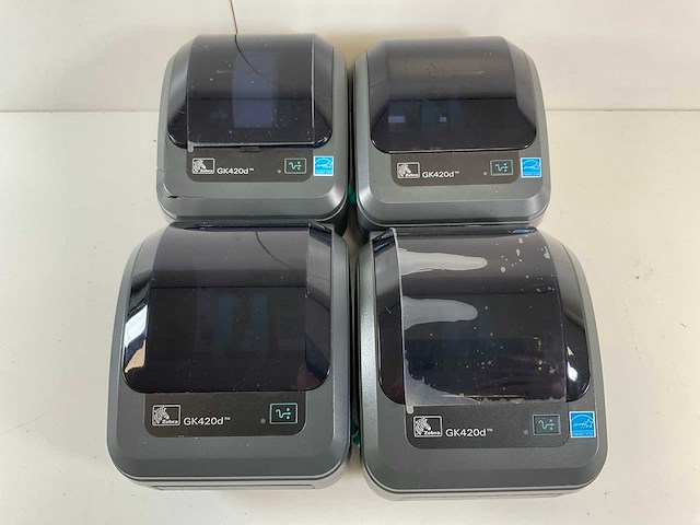 Zebra (gk420d) epl/zpl thermal label printers (4x) - afbeelding 3 van  9