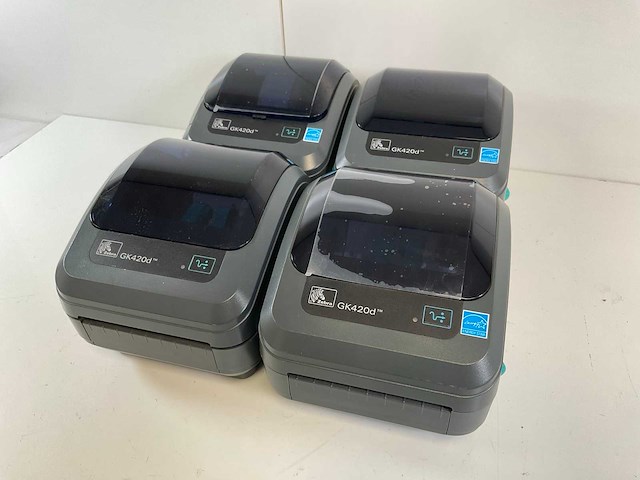 Zebra (gk420d) epl/zpl thermal label printers (4x) - afbeelding 5 van  9