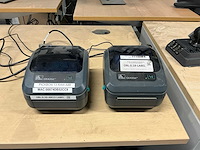 Zebra gk420d labelprinter (2x) - afbeelding 2 van  3