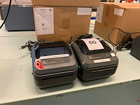 Zebra gk420d labelprinter (2x) - afbeelding 1 van  9