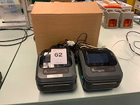 Zebra gk420d labelprinter (2x) - afbeelding 1 van  10