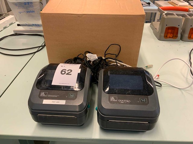 Zebra gk420d labelprinter (2x) - afbeelding 4 van  10