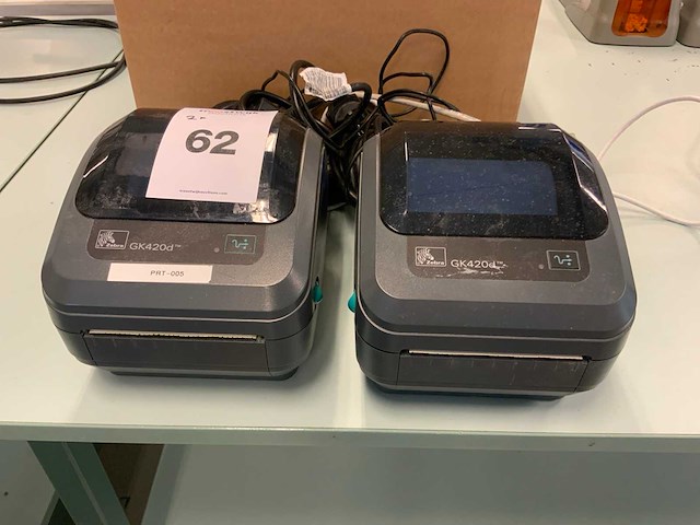 Zebra gk420d labelprinter (2x) - afbeelding 5 van  10