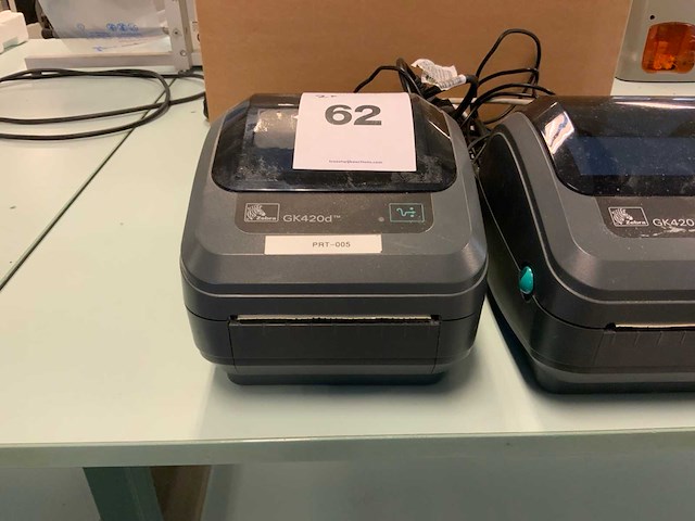 Zebra gk420d labelprinter (2x) - afbeelding 7 van  10