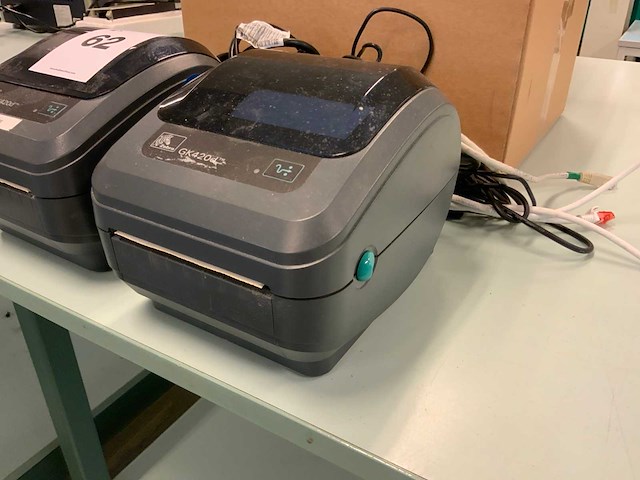Zebra gk420d labelprinter (2x) - afbeelding 8 van  10