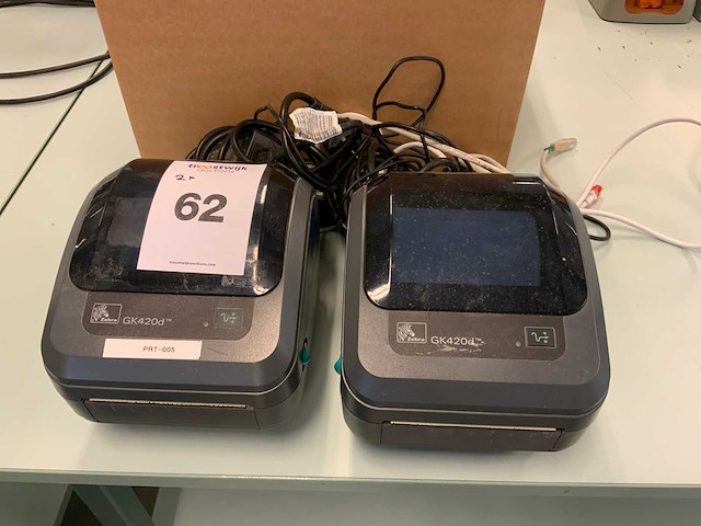 Zebra gk420d labelprinter (2x) - afbeelding 10 van  10