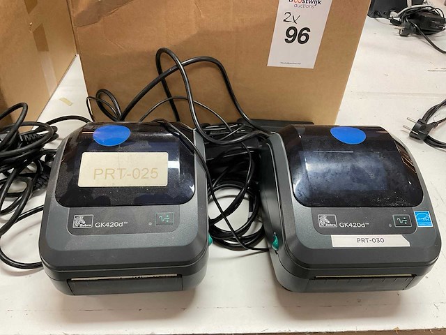 Zebra gk420d labelprinter (2x) - afbeelding 3 van  6