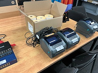 Zebra gk420d labelprinter (2x) - afbeelding 1 van  3