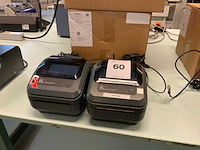 Zebra gk420d labelprinter (2x) - afbeelding 1 van  5