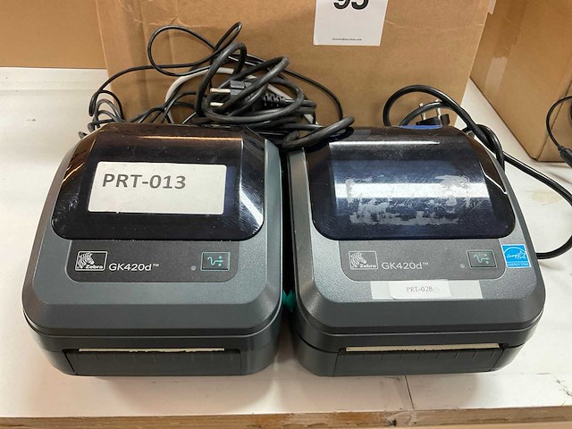 Zebra gk420d labelprinter (2x) - afbeelding 3 van  6