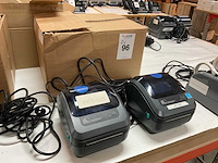 Zebra gk420d labelprinter (2x) - afbeelding 1 van  6