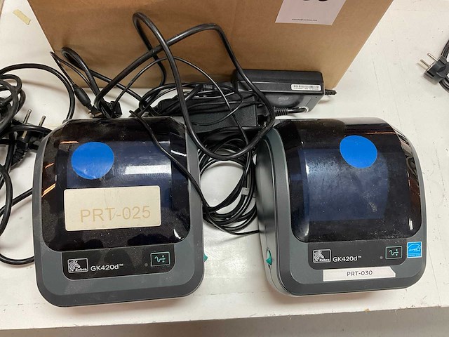 Zebra gk420d labelprinter (2x) - afbeelding 4 van  6