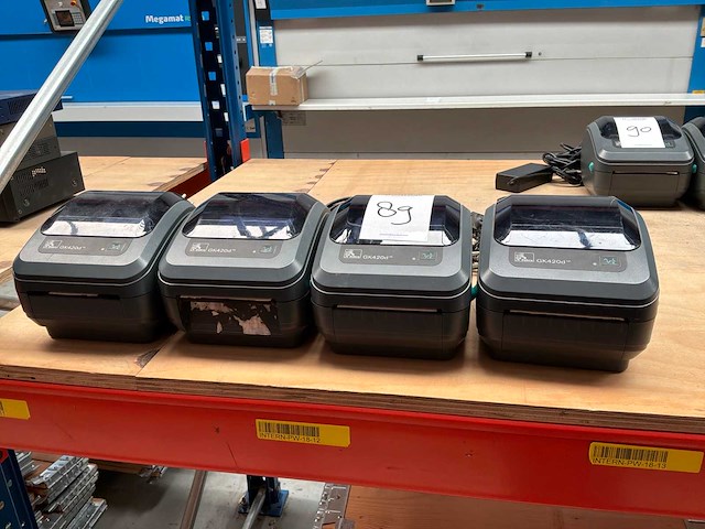 Zebra gk420d labelprinter (4x) - afbeelding 1 van  4