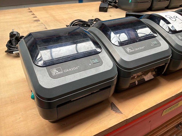 Zebra gk420d labelprinter (4x) - afbeelding 3 van  4