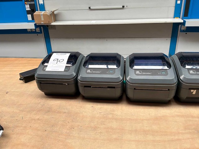 Zebra gk420d labelprinter (5x) - afbeelding 3 van  4