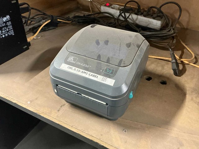 Zebra gk420d labelprinter (6x) - afbeelding 1 van  9