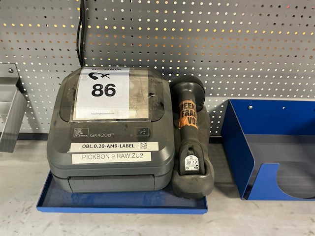 Zebra gk420d labelprinter (6x) - afbeelding 5 van  9