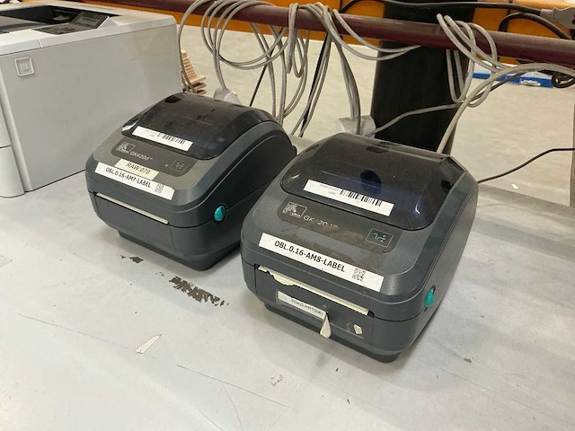 Zebra gk420d labelprinter (6x) - afbeelding 6 van  9