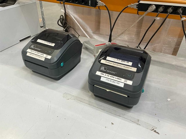 Zebra gk420d labelprinter (6x) - afbeelding 8 van  9