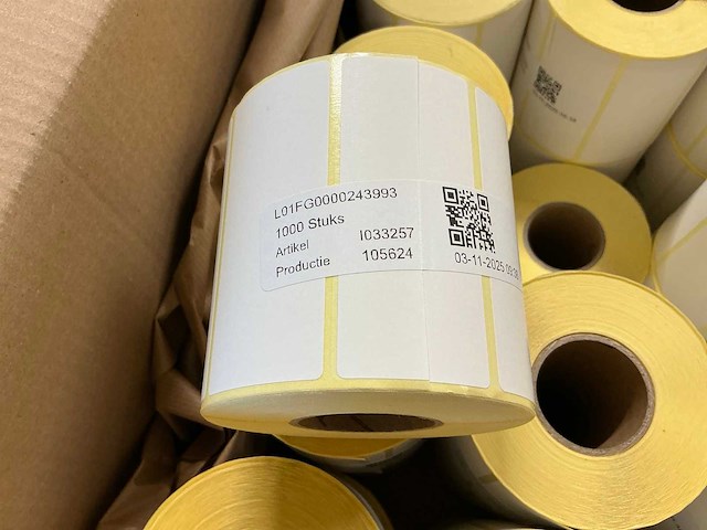 Zebra gk420d labelprinter met labels - afbeelding 5 van  5