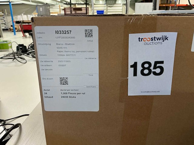 Zebra gk420d labelprinter met labels - afbeelding 1 van  1