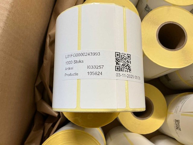 Zebra gk420d labelprinter met labels - afbeelding 4 van  4