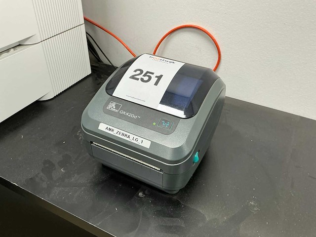 Zebra gk420d labelprinter - afbeelding 1 van  3