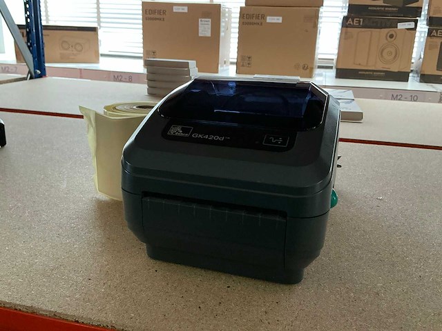 Zebra gk420d labelprinter - afbeelding 1 van  4