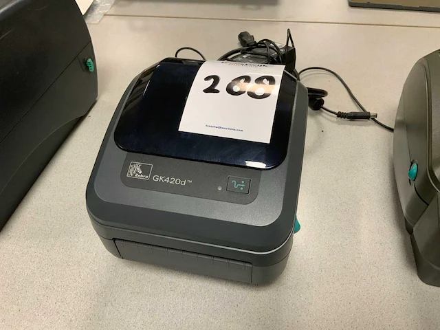 Zebra gk420d labelprinter - afbeelding 1 van  3