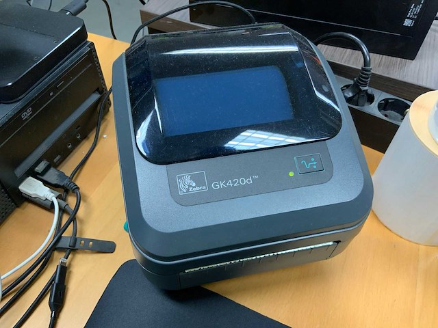 Zebra gk420d labelprinter - afbeelding 1 van  4