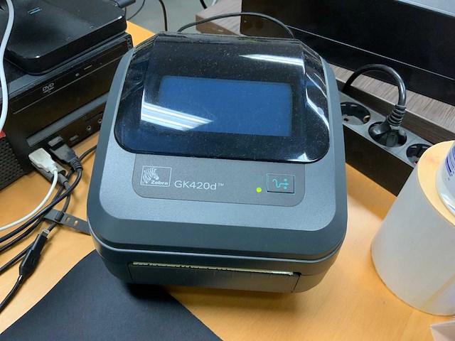 Zebra gk420d labelprinter - afbeelding 2 van  4