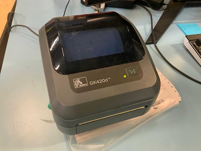 Zebra gk420d labelprinter - afbeelding 2 van  4