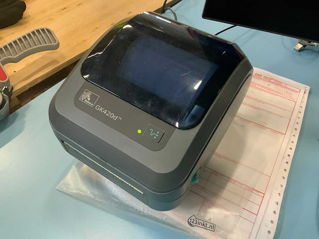 Zebra gk420d labelprinter - afbeelding 3 van  4