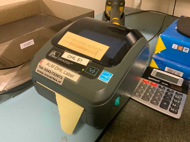 Zebra gk420d labelprinter - afbeelding 1 van  1