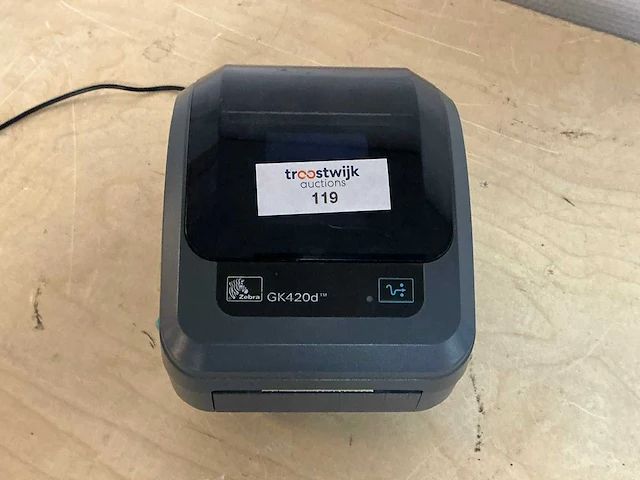 Zebra gk420d labelprinter - afbeelding 2 van  4