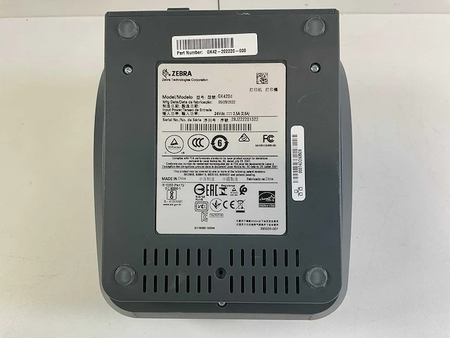 Zebra (gk420d) thermal transfer printers (6x) - afbeelding 9 van  9