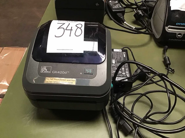 Zebra gk420d thermische labelprinter - afbeelding 1 van  3