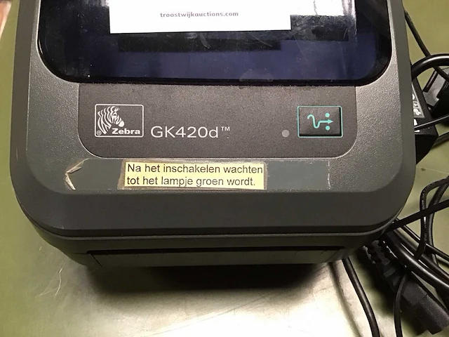 Zebra gk420d thermische labelprinter - afbeelding 2 van  3