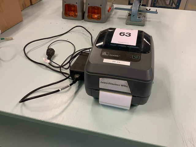 Zebra gk420t labelprinter - afbeelding 2 van  6