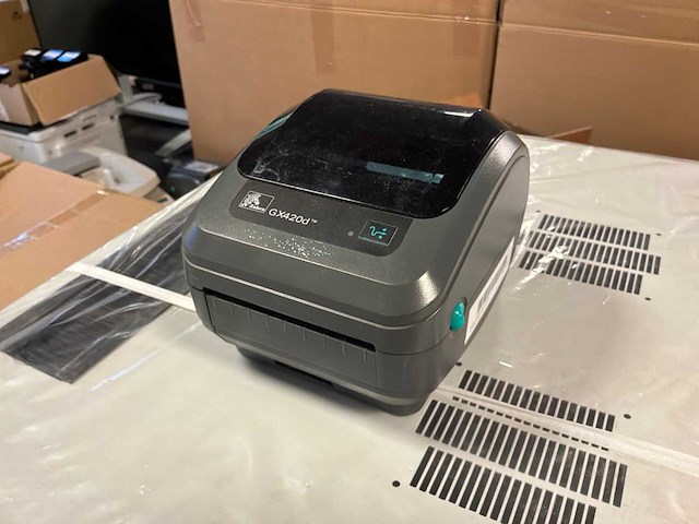 Zebra gx420d labelprinter - afbeelding 1 van  3