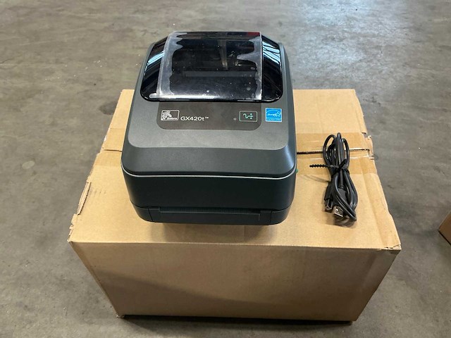 Zebra gx420t labelprinter - afbeelding 1 van  3